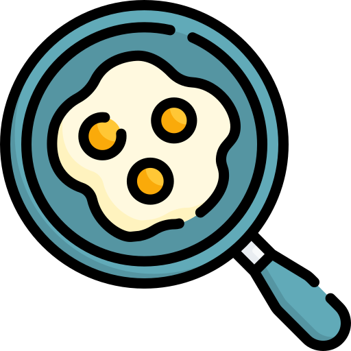 Fried eggs Special Lineal color icon