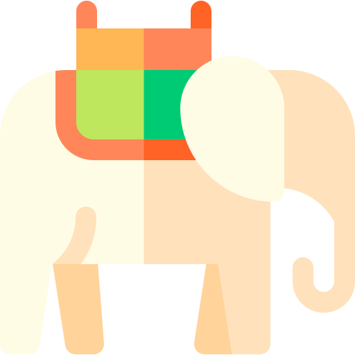 olifant Basic Rounded Flat icoon