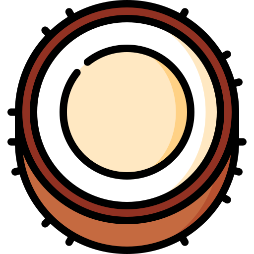 코코넛 Special Lineal color icon