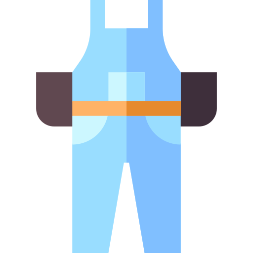 mono Basic Straight Flat icono