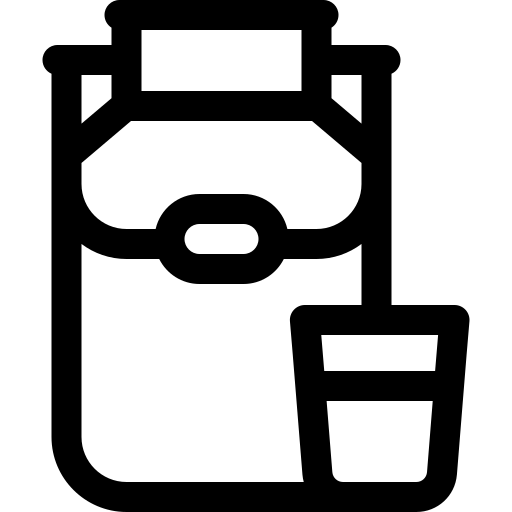 lait Basic Rounded Lineal Icône