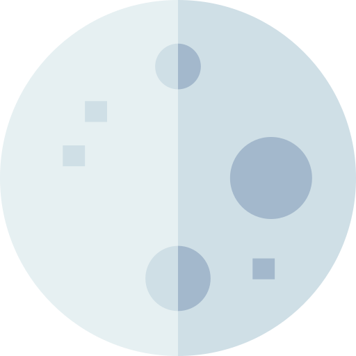 달 Basic Straight Flat icon