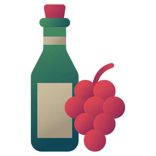 winogronowe wino Generic Flat ikona
