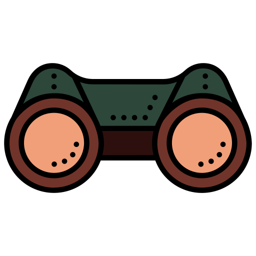 binocular Generic Outline Color icono