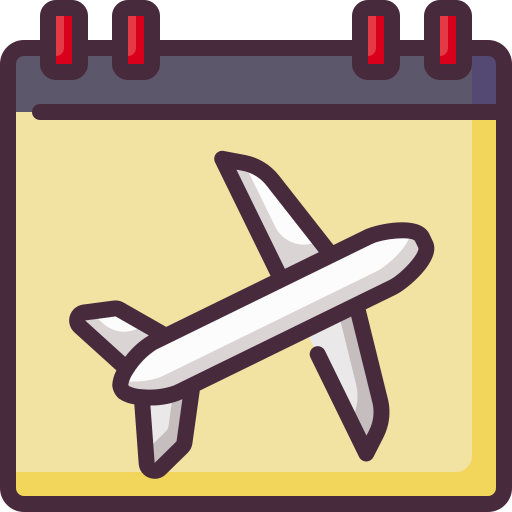 Flight time Generic Outline Color icon