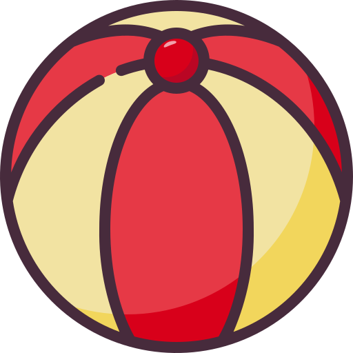 ビーチボール Generic Outline Color icon