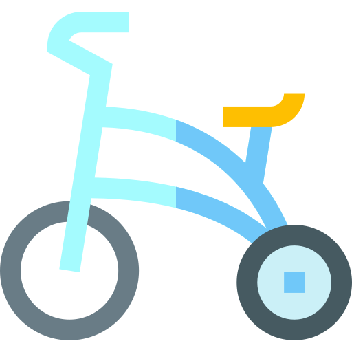 Трехколесный велосипед Basic Straight Flat иконка