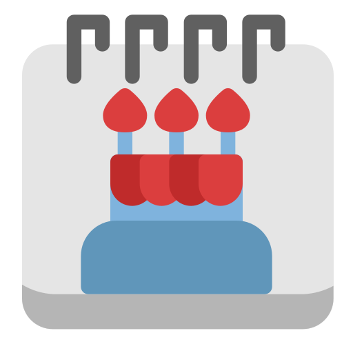 День рождения Generic Flat иконка