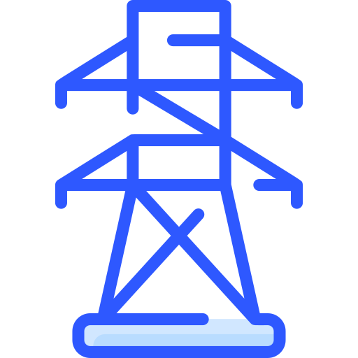 Energy tower Vitaliy Gorbachev Blue icon