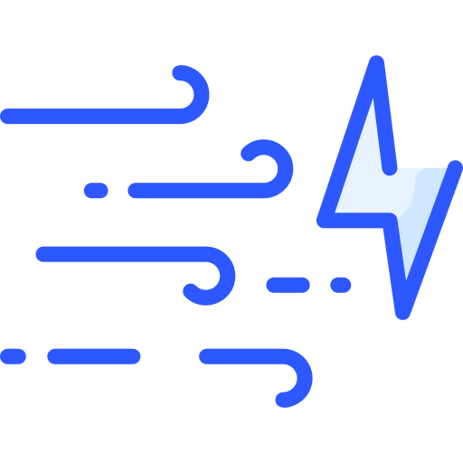 Wind power Vitaliy Gorbachev Blue icon