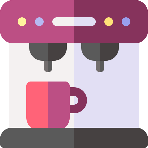 caffè espresso Basic Rounded Flat icona