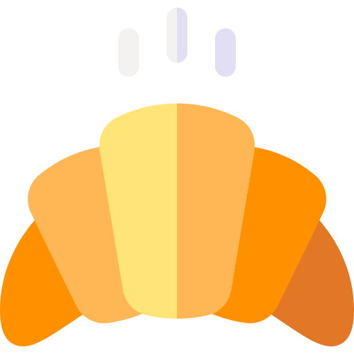croissant Basic Rounded Flat icon