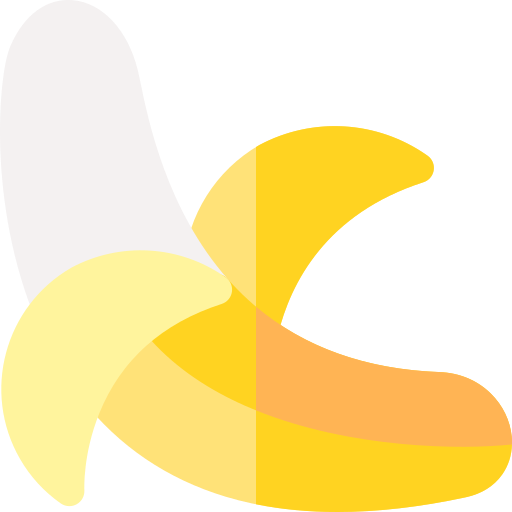 banana Basic Rounded Flat Ícone