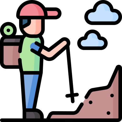 Hiker Special Lineal color icon