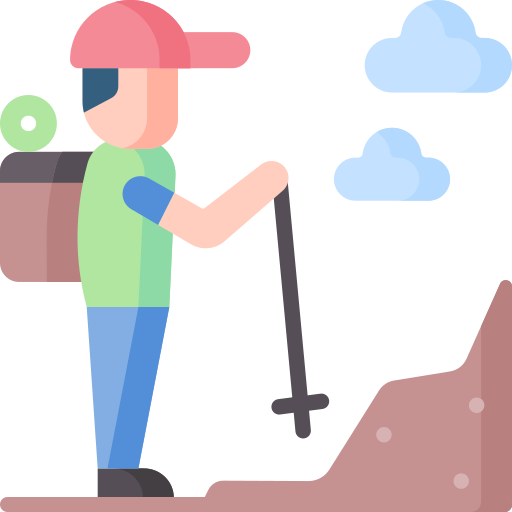 Hiker Special Flat icon