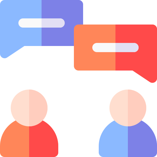 Discussion Basic Rounded Flat icon