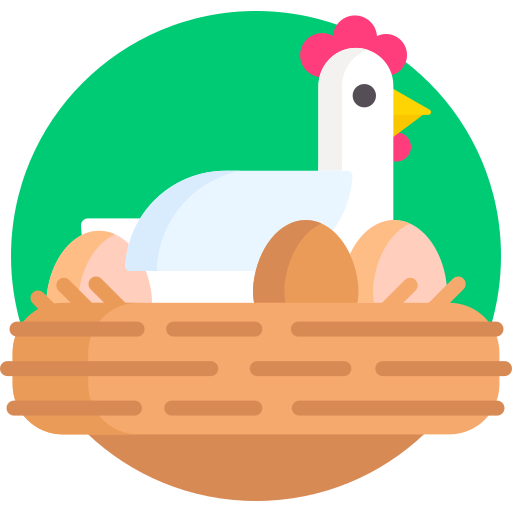 pollo Detailed Flat Circular Flat icono