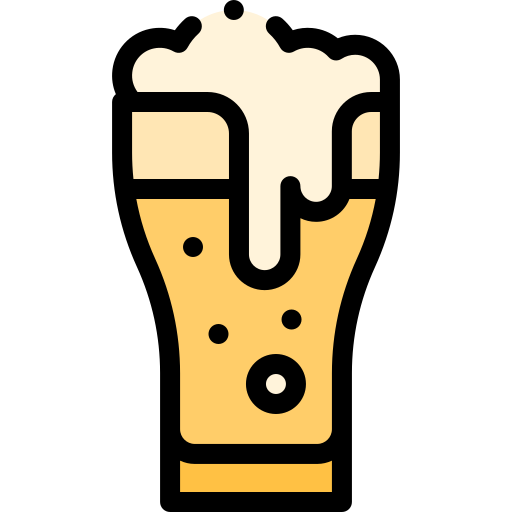 jarro de cerveza Detailed Rounded Lineal color icono