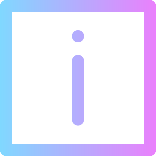 Info Super Basic Rounded Gradient icon