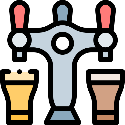 robinet de bière Detailed Rounded Lineal color Icône