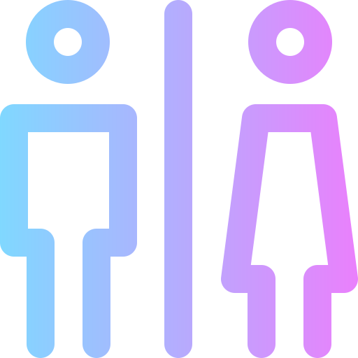 baños Super Basic Rounded Gradient icono
