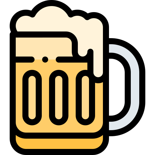 jarro de cerveza Detailed Rounded Lineal color icono