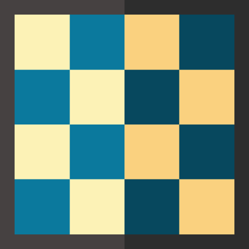 tablero de ajedrez Basic Straight Flat icono