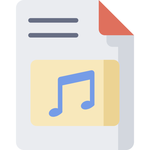 Music file Special Flat icon