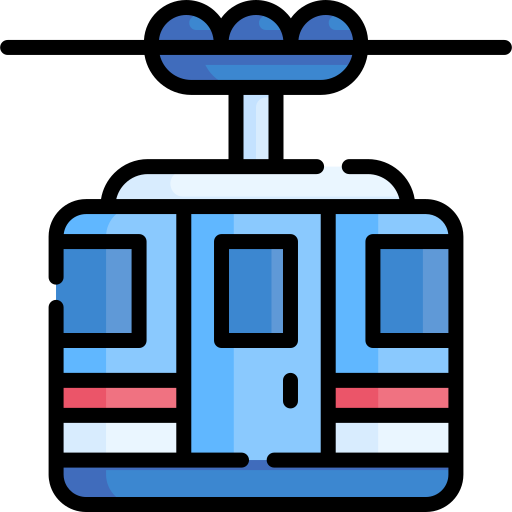 cabine do teleférico Special Lineal color Ícone