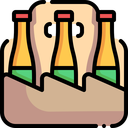 caja de cerveza Generic Outline Color icono
