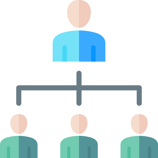 Organization structure Generic Flat icon