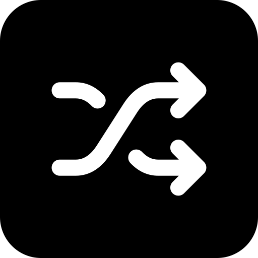 aleatório Generic Glyph Ícone