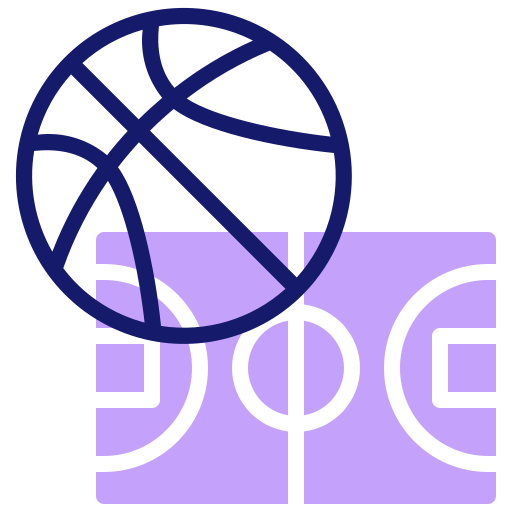 basketbaluitrusting Inipagistudio Lineal Color icoon