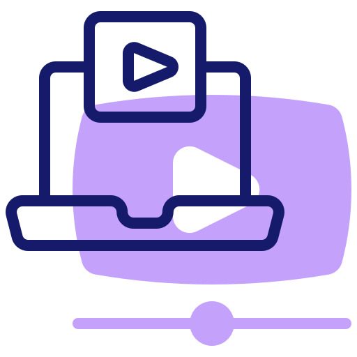 videoplayer Inipagistudio Lineal Color icon