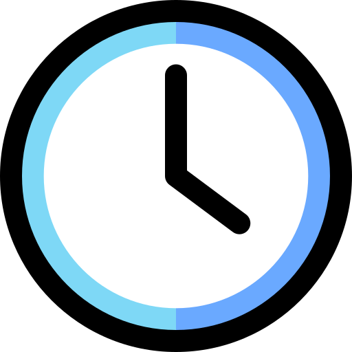 時計 Generic Outline Color icon