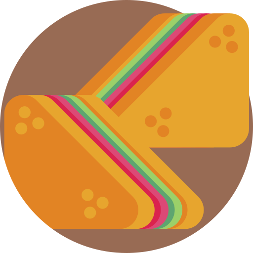Бутерброд Detailed Flat Circular Flat иконка