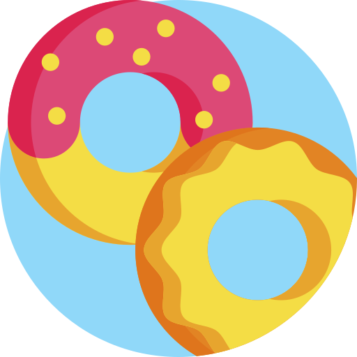 ドーナツ Detailed Flat Circular Flat icon