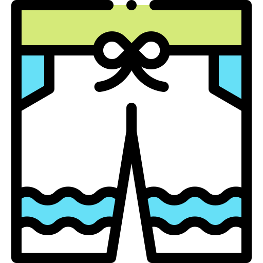 海パン Detailed Rounded Lineal color icon