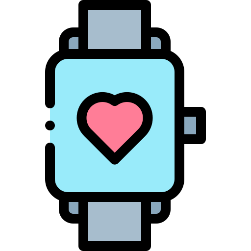 smartwatch Detailed Rounded Lineal color icon