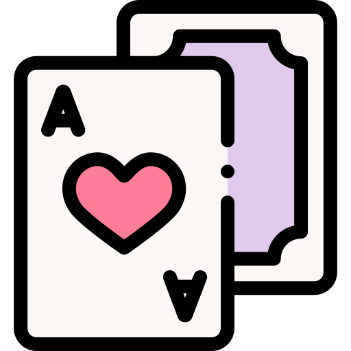 Playing cards Detailed Rounded Lineal color icon