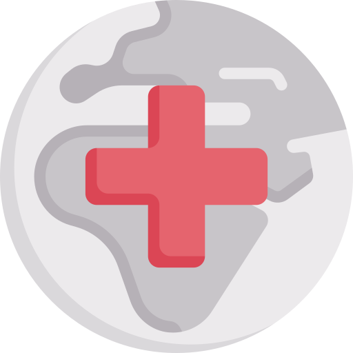 Red cross Special Flat icon
