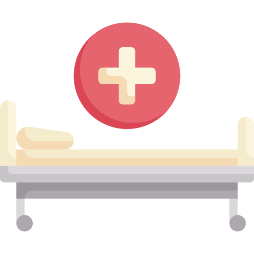 krankenhausbett Special Flat icon