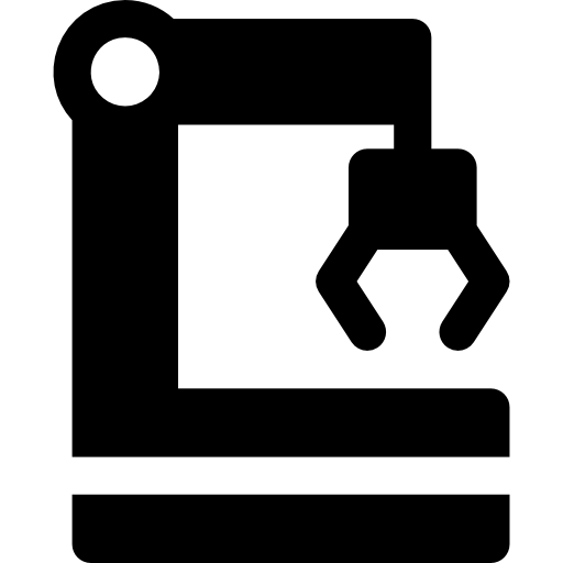 Промышленный робот Basic Rounded Filled иконка