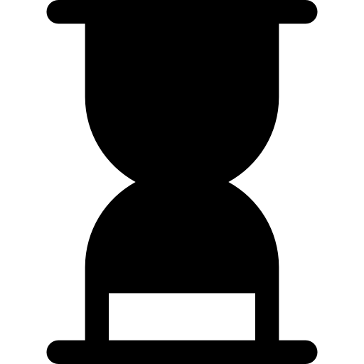 klepsydra Basic Rounded Filled ikona