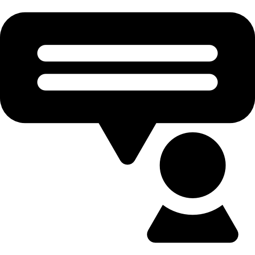 チャット Basic Rounded Filled icon