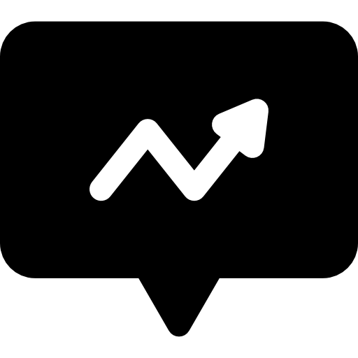 Growth Basic Rounded Filled icon