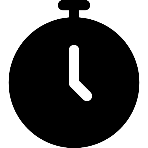 cronometro Basic Rounded Filled icona