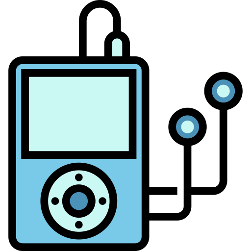 musikspieler Detailed Straight Lineal color icon