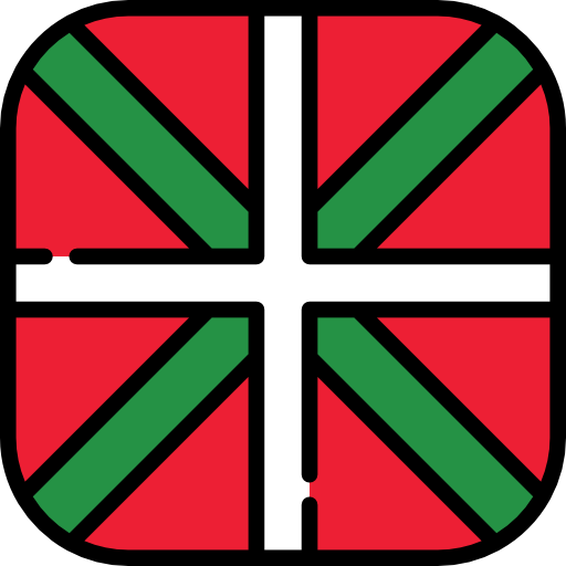 paesi baschi Flags Rounded square icona