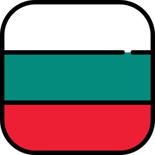 bulgaria Flags Rounded square icono
